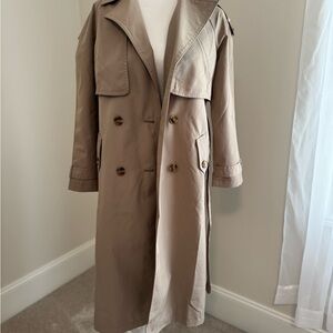 Banana Republic Tan Timelass Trench Coat